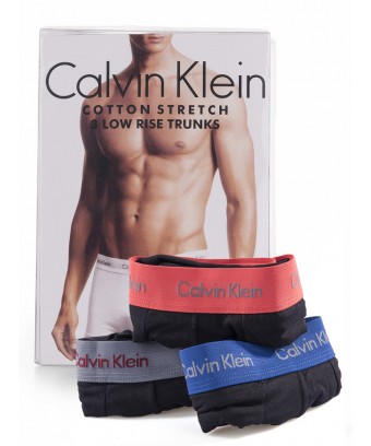 Boxer Calvin Klein, červené, černé, modré