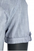 REPABLO šedá košile s krátkým rukávem