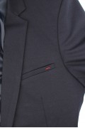 REPABLO modročerné sako s šedými detaily