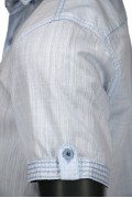 REPABLO světle modrá košile s krátkým rukávem