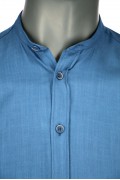 REPABLO modrá košile s nižším límečkem
